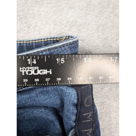 Tommy Hilfiger Jeans Womens 10 Tribeca Straight Ankle Logo Side Tape Stretch - Picture 4 of 16